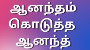 Read more about the article tamilkaamakathai ஆனந்தம் கொடுத்த ஆனந்த்