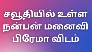 Read more about the article tamil auntyKadhaigal சவூதியில் உள்ள நன்பன் மனைவி பிரேமா விடம்